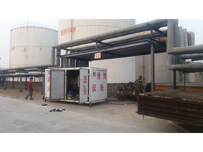 熱烈慶祝油罐噴砂清洗順利開工