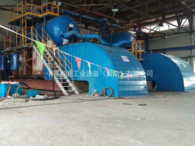 鍋爐換熱設備施工現場