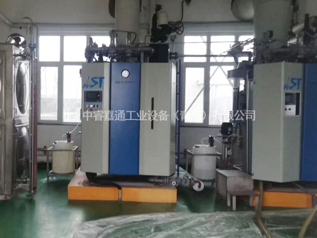 鍋爐換熱設備施工現場