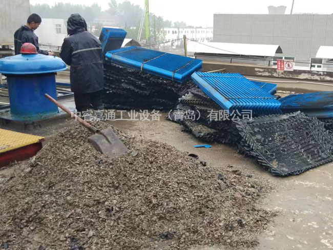 鍋爐換熱設備施工現場