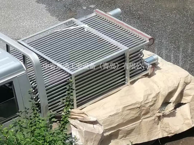 鍋爐換熱設備施工現場