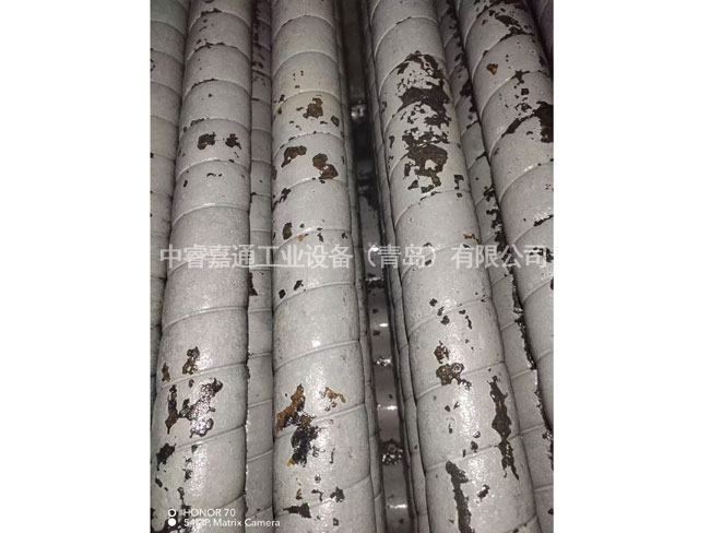 鍋爐換熱設備施工現場