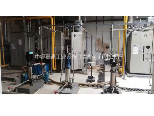 鍋爐換熱設備施工現場