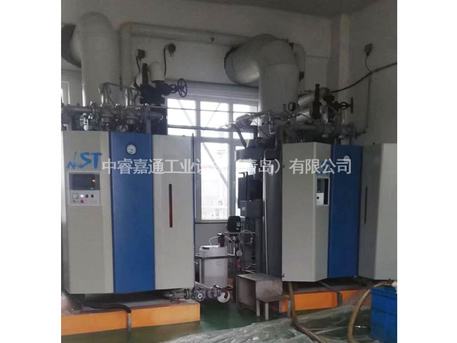 鍋爐換熱設備施工現場