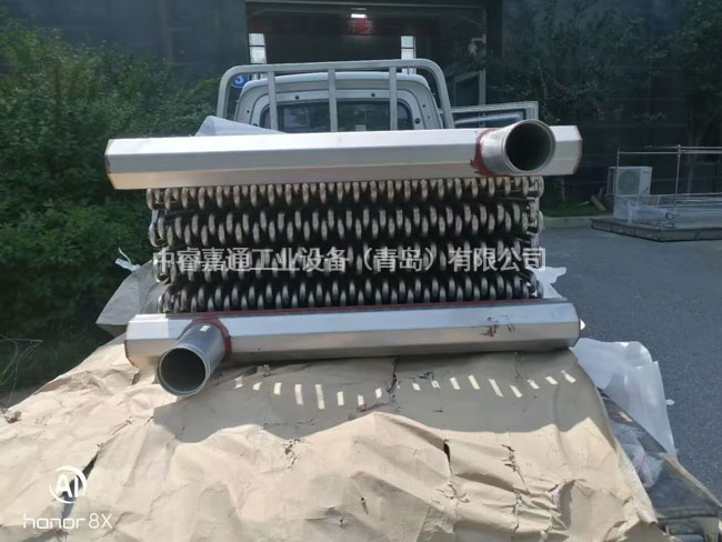 鍋爐換熱設備施工現場