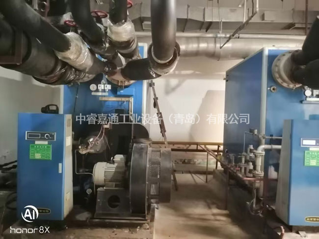 鍋爐換熱設備施工現場