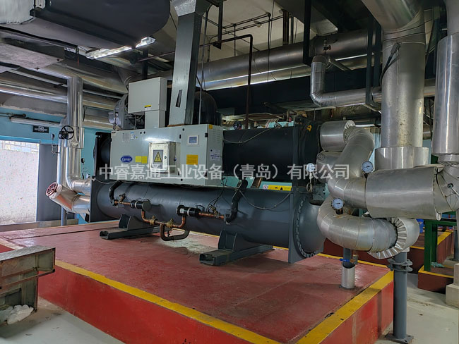 鍋爐換熱設備施工現場