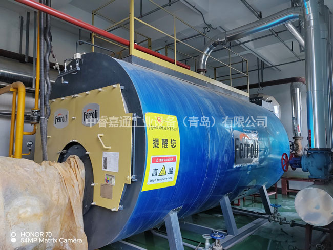 鍋爐換熱設備施工現場