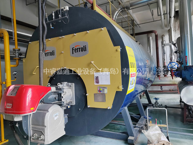 鍋爐換熱設備施工現場