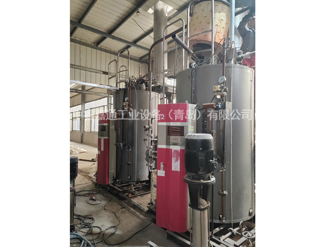 鍋爐換熱設備施工現場