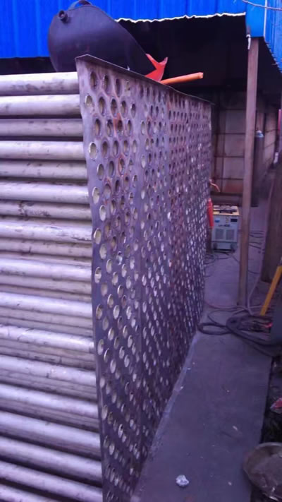 熱風鍋爐內部熱管更換